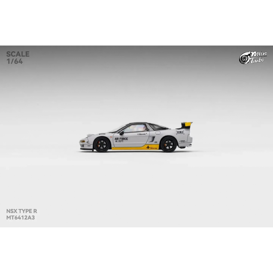 *Pre-Orders* Honda NSX-R NA1 (Retractable-Headlights丨Open-Hood丨Detachable Engine丨Magnetic Parts) Air Force Livery (Limited To 999pcs), 1:64 Scale — image 3