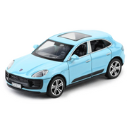 Porsche diecast Macan - Light, Sound with Openable Doors, 1:32 Scale (Blue) — image 1