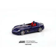 Mercedes Benz SLR McLaren Stirling Moss Chystal Coveline (Resin), 1:64 Scale (Blue) — image 1
