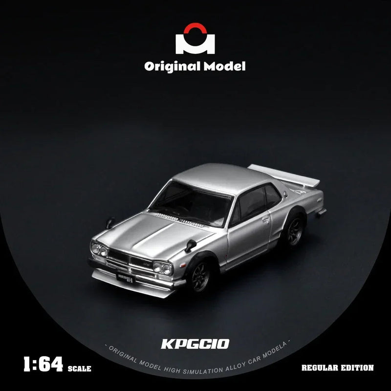 *PRE-ORDER* Nissan KPGC10 Series (Original Model), 1:64 Scale (Silver) — image 1