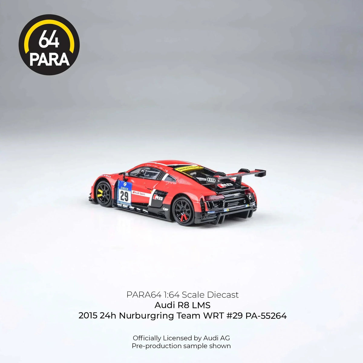 Audi R8 LMS 2015, 1:64 Scale (Red) — image 3