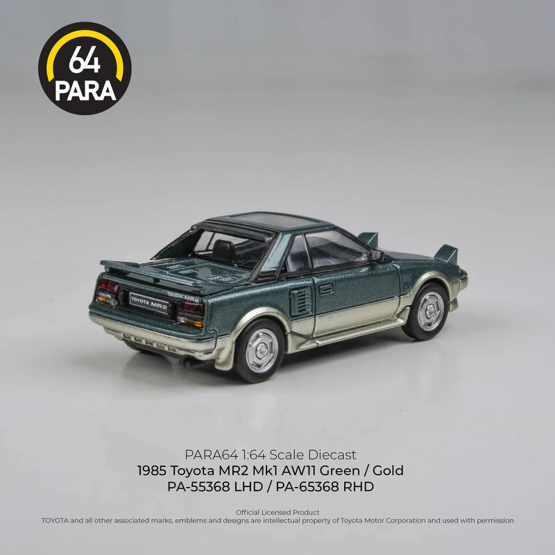 Toyota MR2 MK1 LHD 1985, 1:64 Scale (Green) — image 2