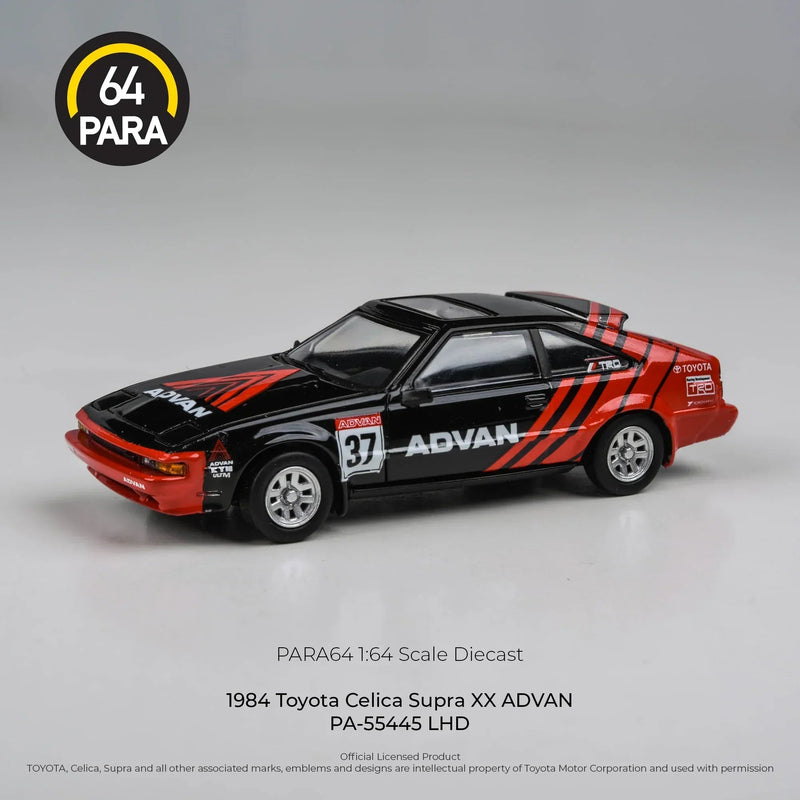 Toyota Celica Supra ADVAN 1984, 1:64 Scale (Black) — image 1