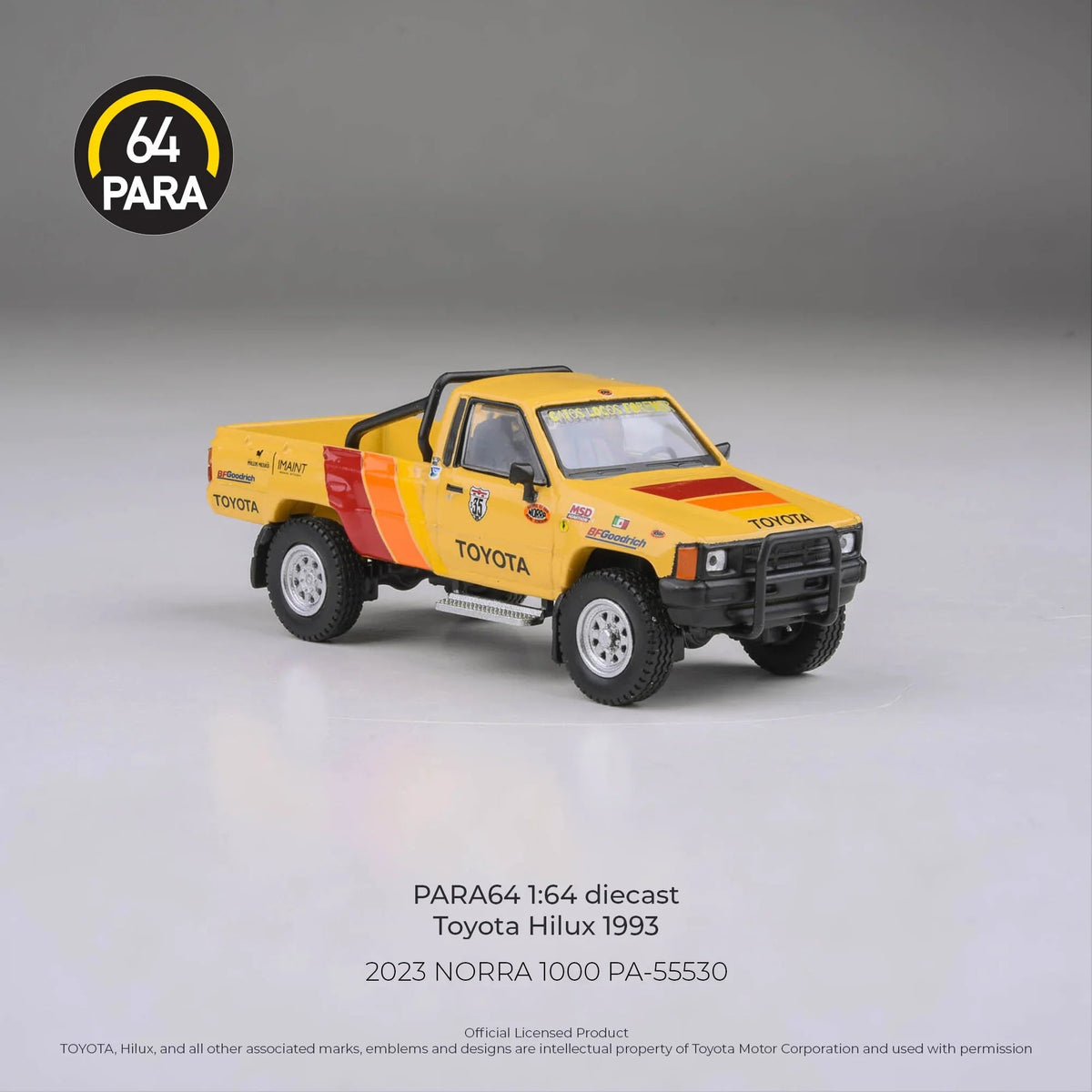 *PRE-ORDER* Toyota Hilux 2023 NORRA 1000, 1:64 Scale — image 4