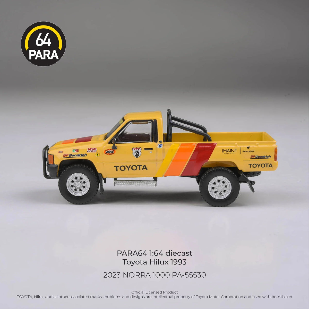 *PRE-ORDER* Toyota Hilux 2023 NORRA 1000, 1:64 Scale — image 2