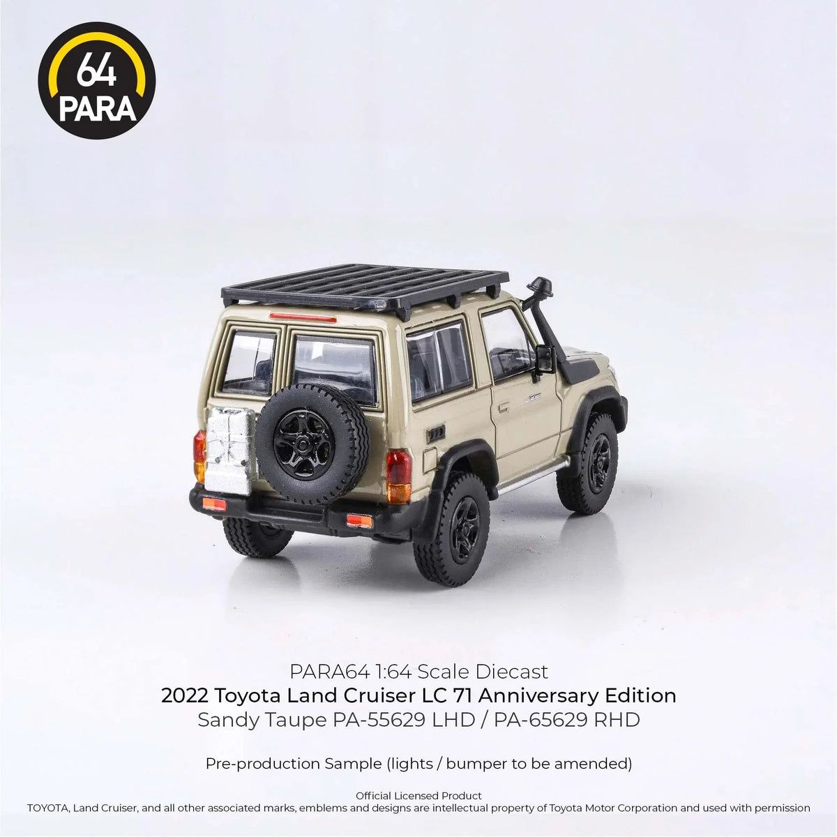 Toyota Land Cruiser LC 71 Anniversary Edition 2022, 1:64 Scale (Silk) — image 3