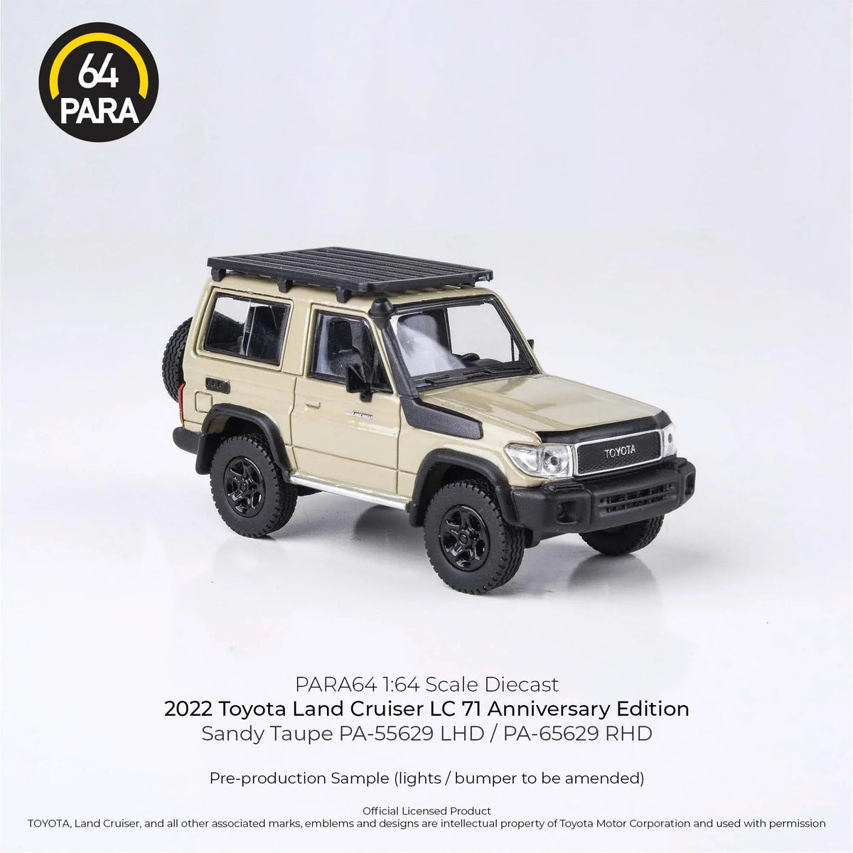 Toyota Land Cruiser LC 71 Anniversary Edition 2022, 1:64 Scale (Silk) — image 4
