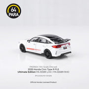 Honda Civic Type R FL5 Ultimate Edition 2025, 1:64 Scale (White) — image 2