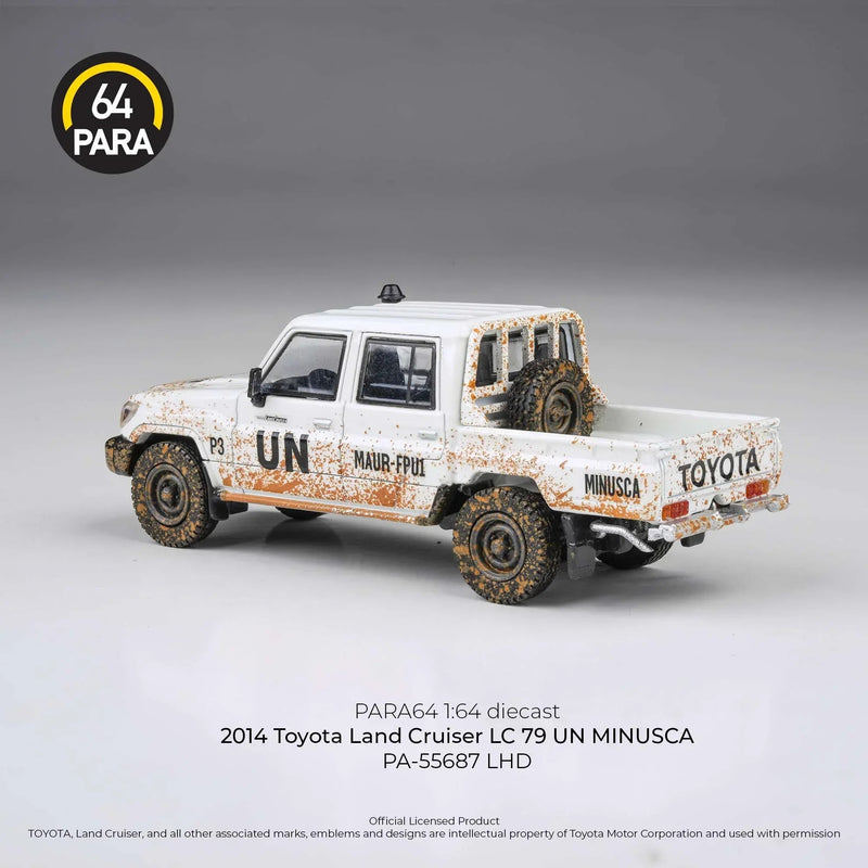 Toyota Land Cruiser LC 79 Un Minusca 2014, 1:64 Scale (White) — image 2