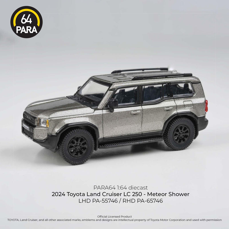 Toyota Land Cruiser 250 Meteor Shower LHD 2024, 1:64 Scale (Grey) — image 1