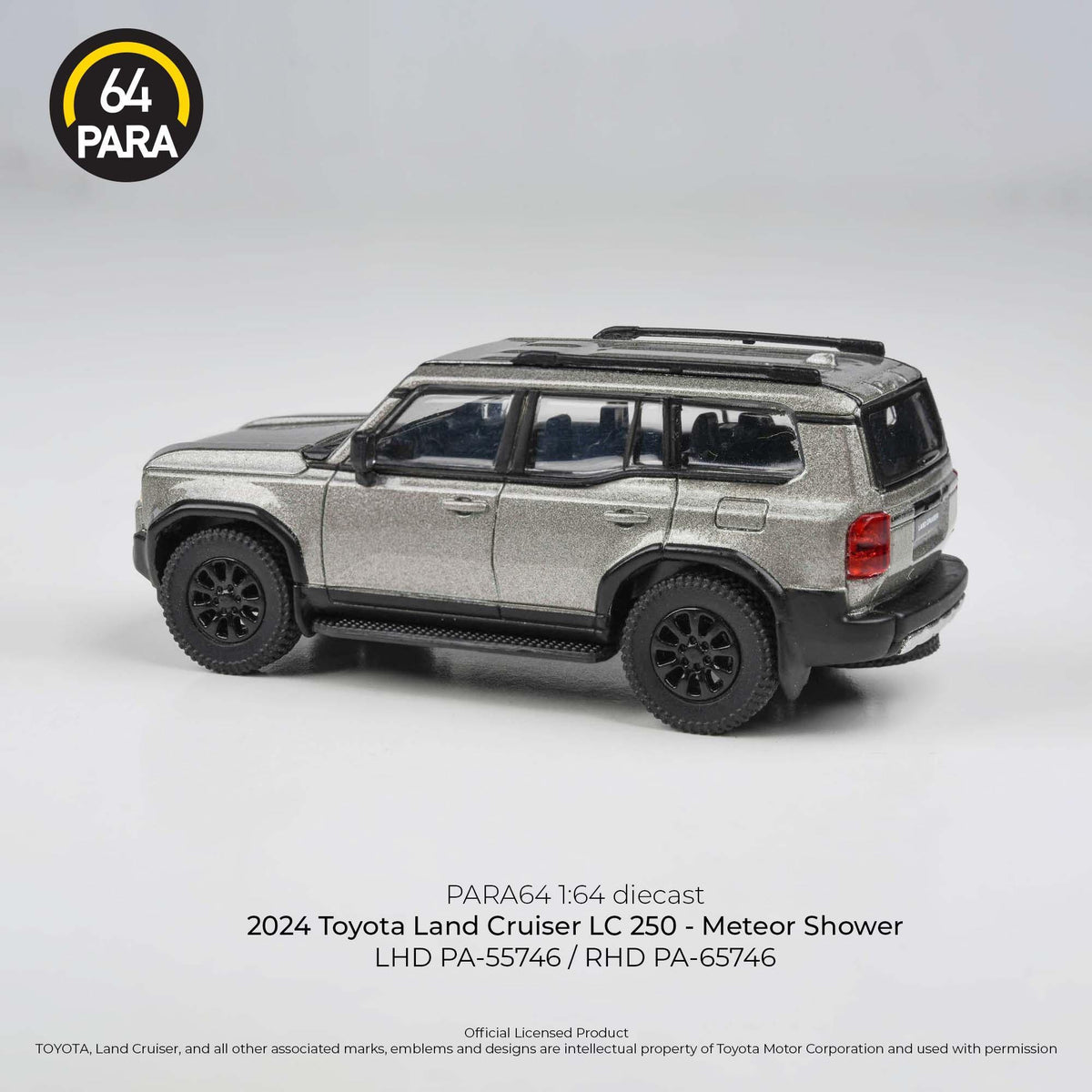 Toyota Land Cruiser 250 Meteor Shower LHD 2024, 1:64 Scale (Grey) — image 2