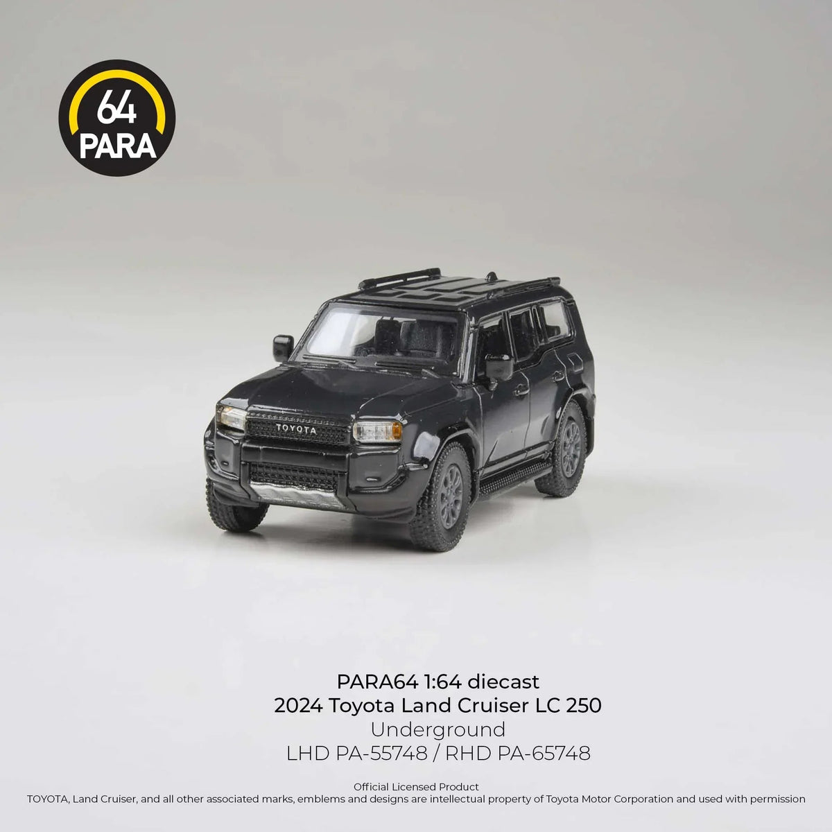 Toyota Land Cruiser 250 Prado Underground, 1:64 Scale (Black) — image 2