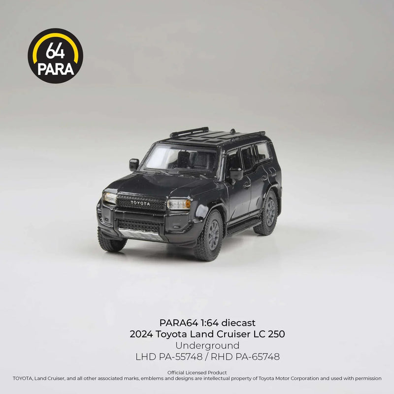 Toyota Land Cruiser 250 Prado Underground, 1:64 Scale (Black) — image 2