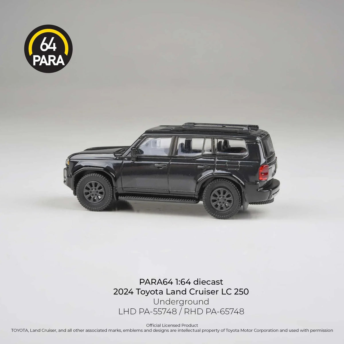 Toyota Land Cruiser 250 Prado Underground, 1:64 Scale (Black) — image 3