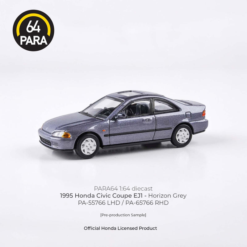 Honda Civic Coupe EJ1 1995, 1:64 Scale (Grey) — image 1
