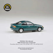 Honda Civic Coupe EJ1 Paradise 1995, 1:64 Scale (Blue Green) — image 3