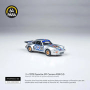 Porsche diecast 911 Carrera RSR 3.0 1975, 1:64 Scale (Silver) — image 4
