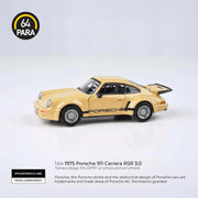 Porsche diecast 911 Carrera RSR 3.0 1975, 1:64 Scale (Beige) — image 1