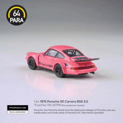 Porsche diecast 911 Carrera 3.0 RSR, 1:64 Scale (Pink) — image 4