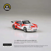 Porsche diecast 911 Carrera RSR 3.0 Equador - Fernando Madera 1976, 1:64 Scale (White & Red) — image 4