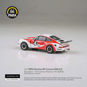 Porsche diecast 911 Carrera RSR 3.0 Equador - Fernando Madera 1976, 1:64 Scale (White & Red) — image 2