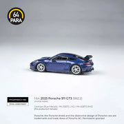 Porsche diecast 911 GT3 (992.2) 2025, 1:64 Scale (Blue) — image 2