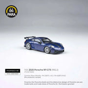 Porsche diecast 911 GT3 (992.2) 2025, 1:64 Scale (Blue) — image 3