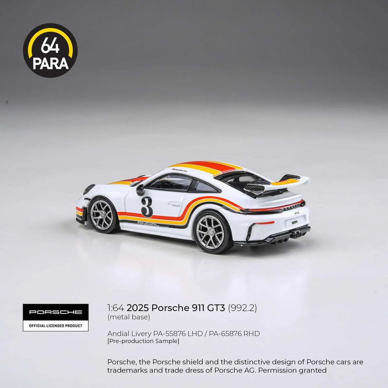 Porsche diecast911 GT3 (992.2) 2025, 1:64 Scale (Multicolor) — image 2