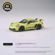 Porsche diecast 911 GT3 992.2 Cartagena 2025, 1:64 Scale (Yellow) — image 1