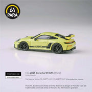 Porsche diecast 911 GT3 992.2 Cartagena 2025, 1:64 Scale (Yellow) — image 2