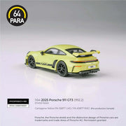 Porsche diecast 911 GT3 992.2 Cartagena 2025, 1:64 Scale (Yellow) — image 4