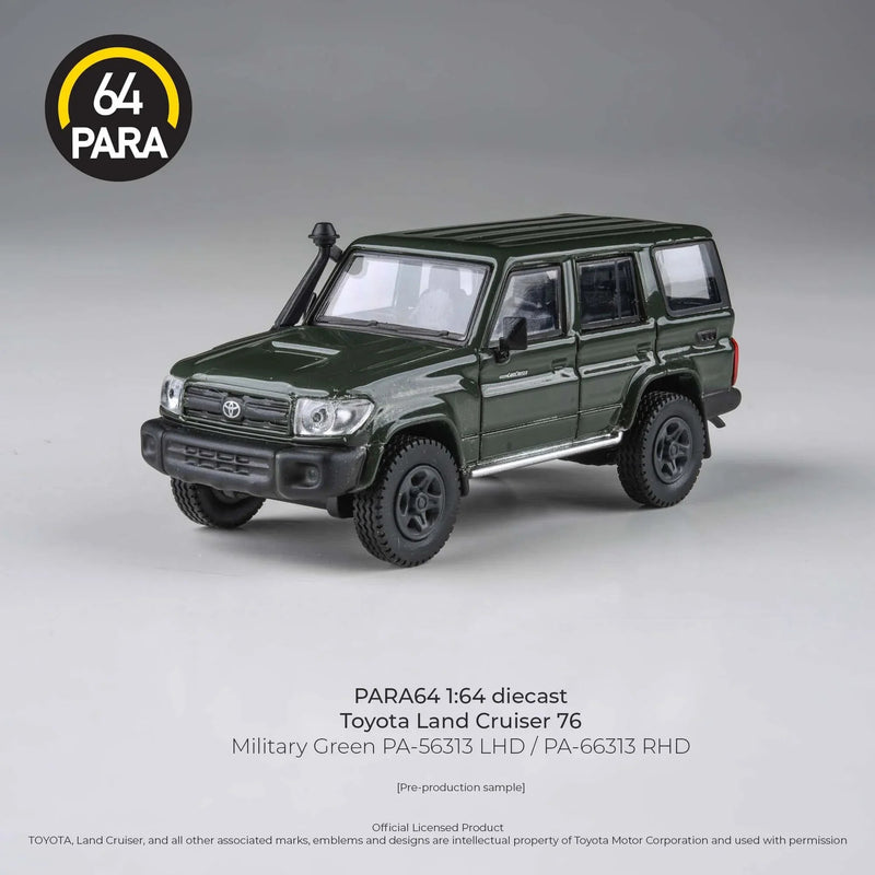 Toyota Land Cruiser 76 2014, 1:64 Scale (Military Green) — image 2