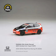 Honda Civic 2005 SEMA RealTime Racing, 1:64 Scale (Red) — image 1