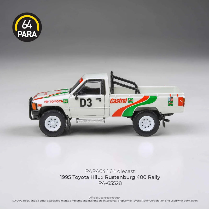 Toyota Hilux Rustenburg 400 Rally 1995, 1:64 Scale (White) — image 2
