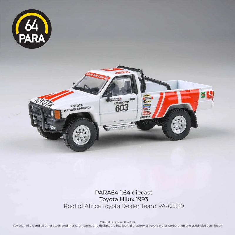 Toyota Hilux 1993 Roof Of Africa Toyota Dealer Team 1995, 1:64 Scale — image 1