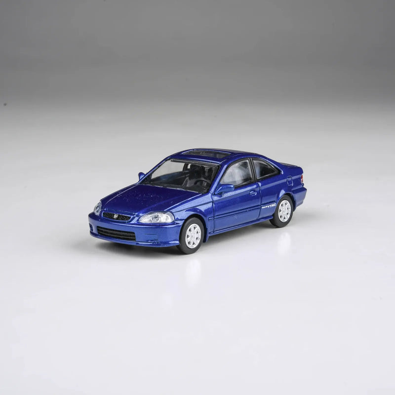 Honda Civic Si Coupe EM1 1999, 1:64 Scale (Blue) — image 1