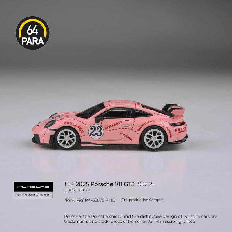 *PRE-ORDER* Porsche diecast 911 GT3 (992.2) Pink Pig 2026, 1:64 Scale — image 2
