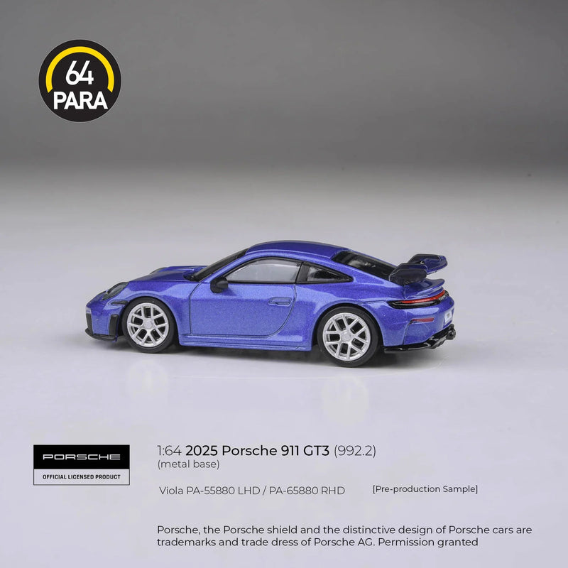 *PRE-ORDER* Porsche diecast 911 GT3 (992.2) Viola 2025, 1:64 Scale — image 2