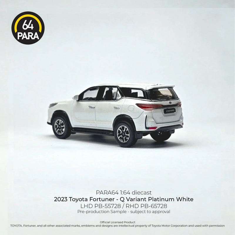 *PRE-ORDER* Diecast Toyota Fortuner - Q Variant Platinum 2023 (White) — image 2