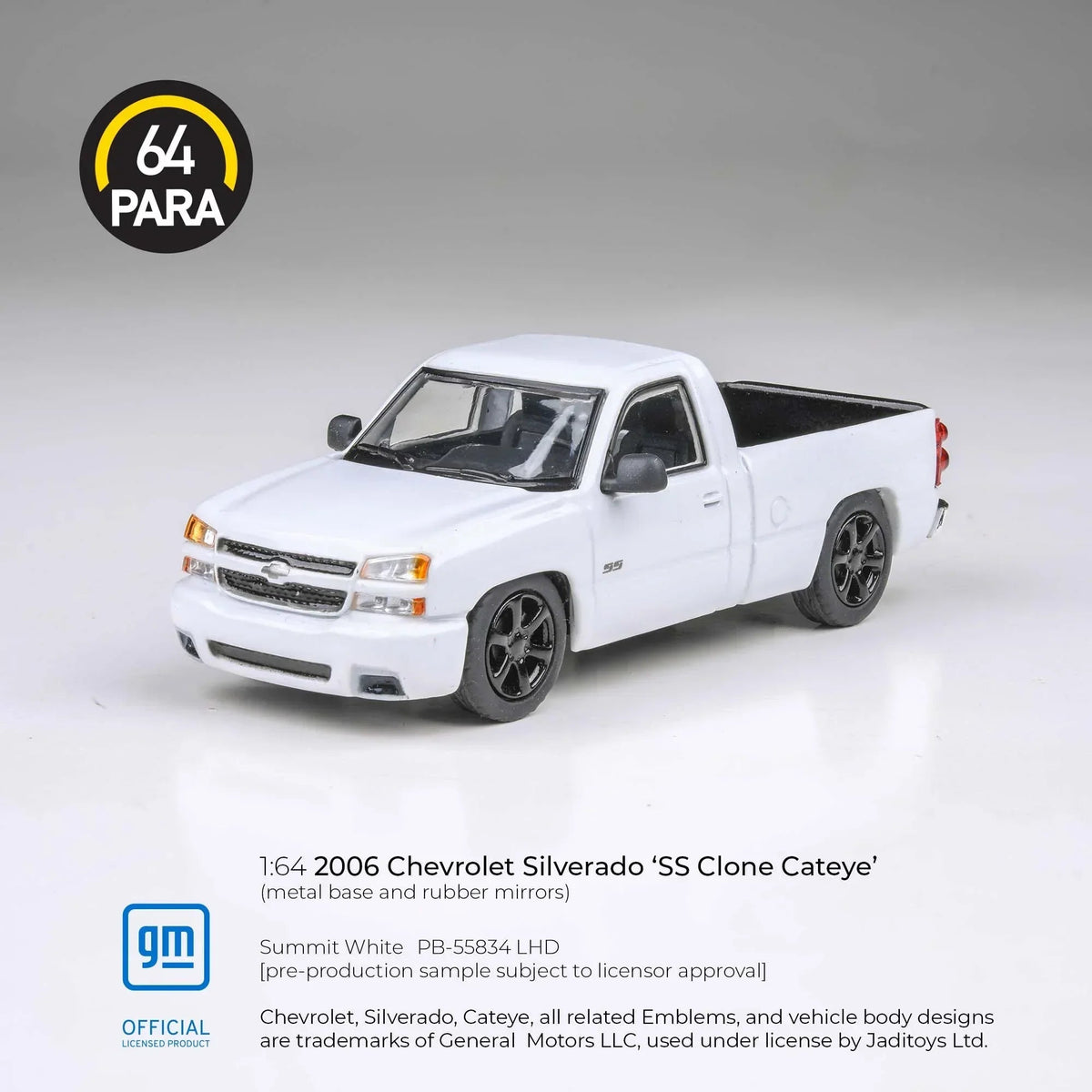 Chevrolet Silverado 'SS Clone Cateye' 2006, 1:64 Scale (White) — image 4