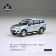 *PRE-ORDER* Mitsubishi Pajero Sport Cool 2014, 1:64 Scale (Silver Metallic) — image 1