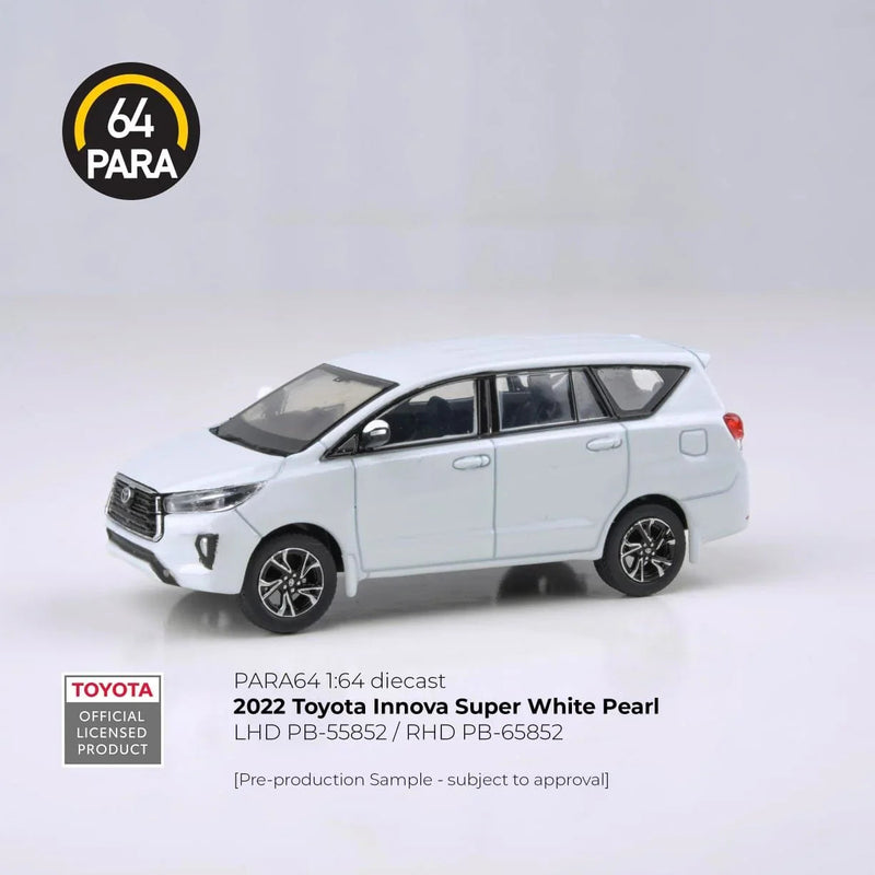 Toyota Innova 2022, 1:64 Scale (Super White Pearl) — image 1