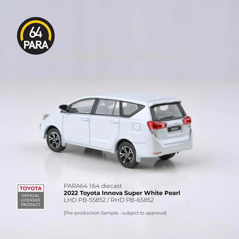 Toyota Innova 2022, 1:64 Scale (Super White Pearl) — image 2