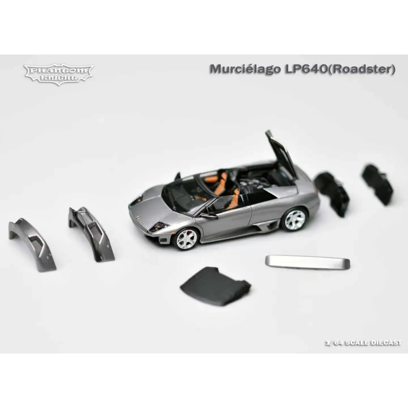 *PRE-ORDER* Murcielago LP640 Gun Metal Grey Coupe (Limited to 999pcs), 1:64 Scale — image 2
