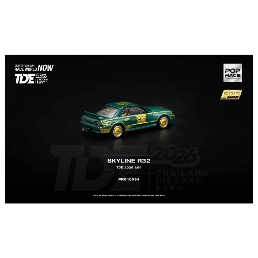 *TDE 2026* Nissan Skyline GT-R R32, 1:64 Scale — image 4