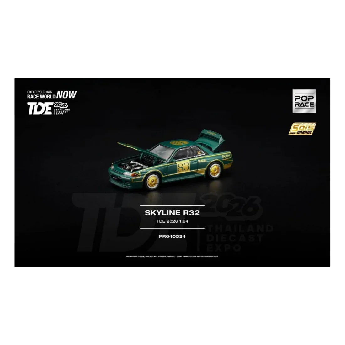 *TDE 2026* Nissan Skyline GT-R R32, 1:64 Scale — image 3