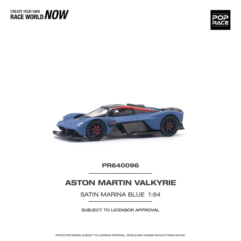 Aston Martin Valkyrie, 1:64 Scale (Blue) — image 1