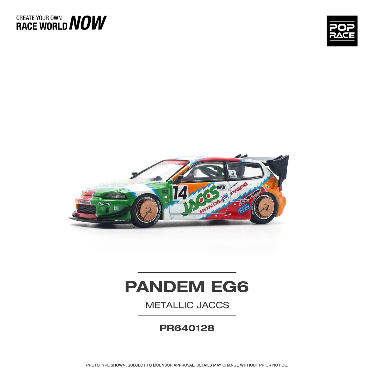 Pandem EG6 Metalic Jaccs, 1:64 Scale (Multicolor) — image 1