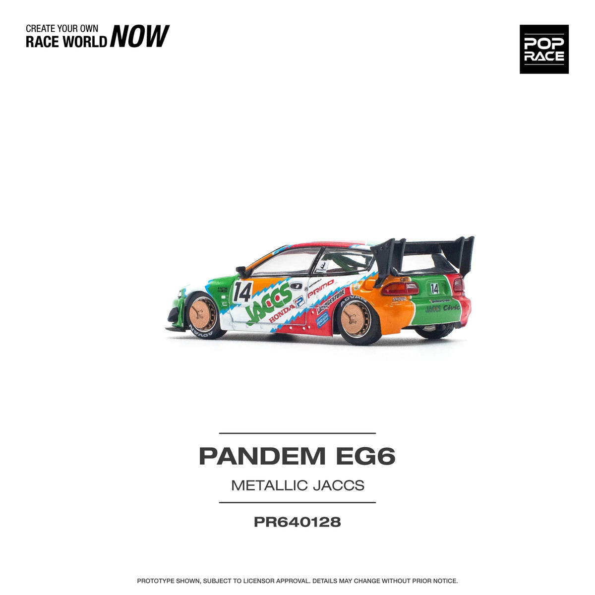 Pandem EG6 Metalic Jaccs, 1:64 Scale (Multicolor) — image 3