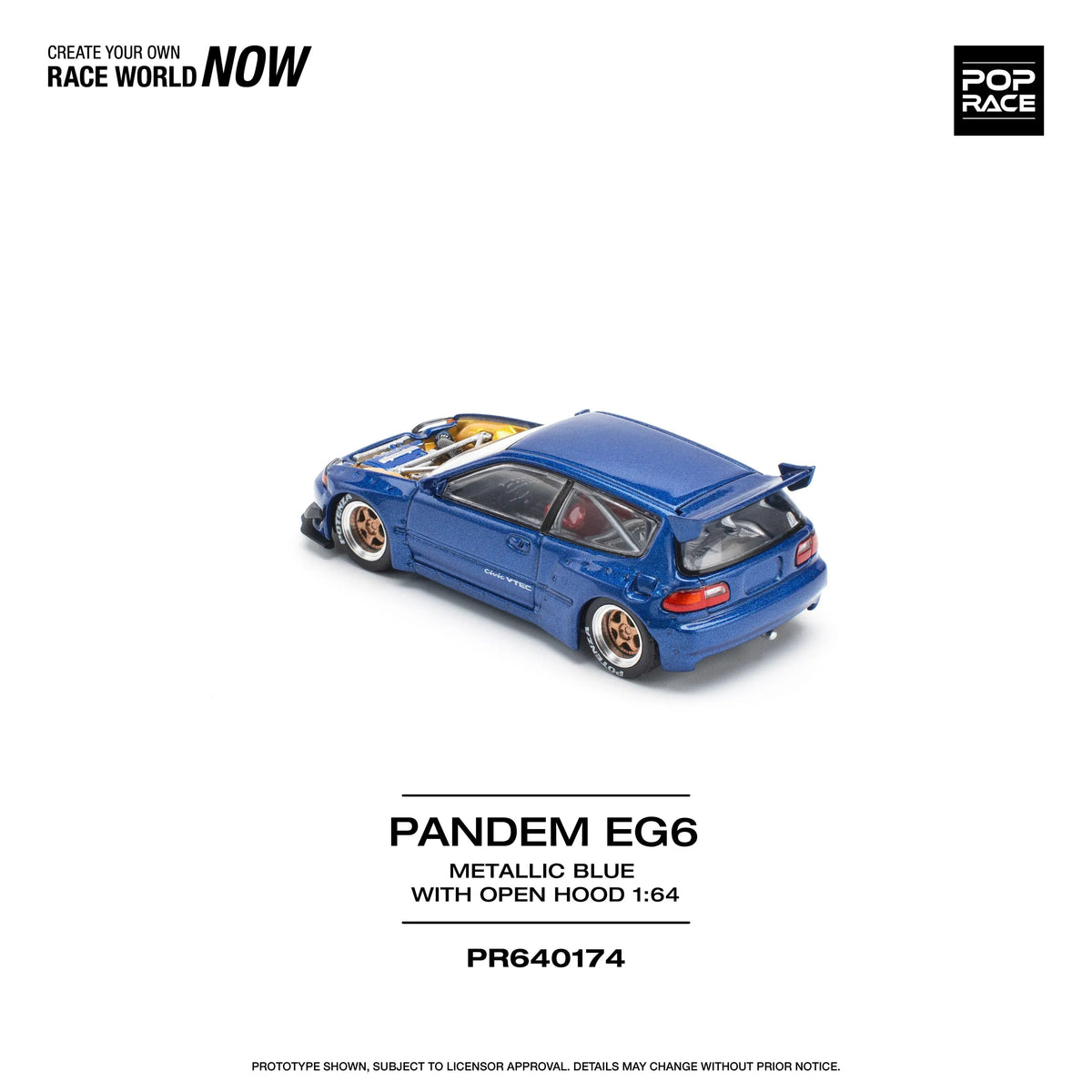 Pandem EG6, 1:64 Scale (Blue) — image 5